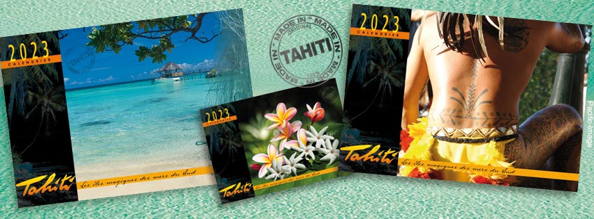 Découvrez les Nouveaux Calendriers 2023 de @Pacific-Image, entièrement élaborés et fabriqués à Tahiti même. Et bon voyage...