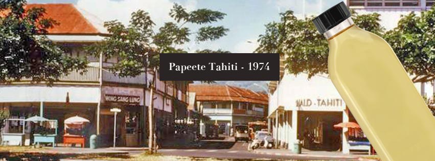 Photo au Centre Ville de Papeete en 1974 ©Vahineitaria et Tahiti Heritage