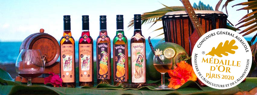 Découvrez le 1er Rhum de Tahiti venu de la Distillerie Moux installée sur le Domaine d'Atimaono à Papara sur l'île de Tahiti.