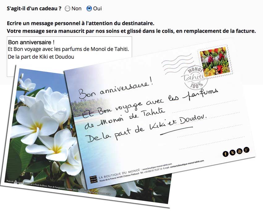 Votre Colis Cadeau Personnalisé Avec La Boutique Du Monoi