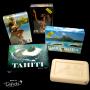 Ces 4 savons contiennent 30% de Monoï de Tahiti Appellation d'Origine. 4 parfums différents : Coco, Vanille, Pitaté (Jasmin) et Tiaré Tahiti bien sûr !!!