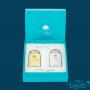 Coffret Duo Sels de Bora Bora Sea Salt : l'un est pur, l'autre parfumé au Gingembre et Curcuma de Tahiti, 100% naturel.