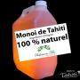 Monoï de Tahiti Appellation d'Origine, 100 % naturel, sans additif. Idéal pour pour ses formulations et produits cosmétiques. 