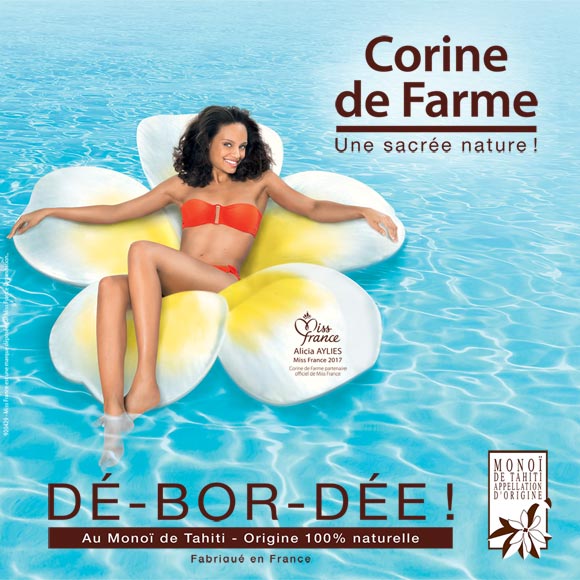 Corine de Farme, la marque Beauté de Miss France.