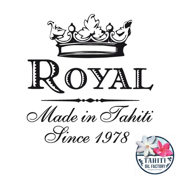 La Gamme 100% naturelle Royal Made in Tahiti est élaborée par Tahiti Oil Factory.