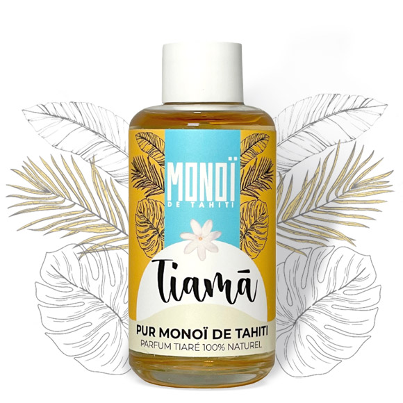 Monoi de Tahiti Tiama Parfumé 100% naturel 100