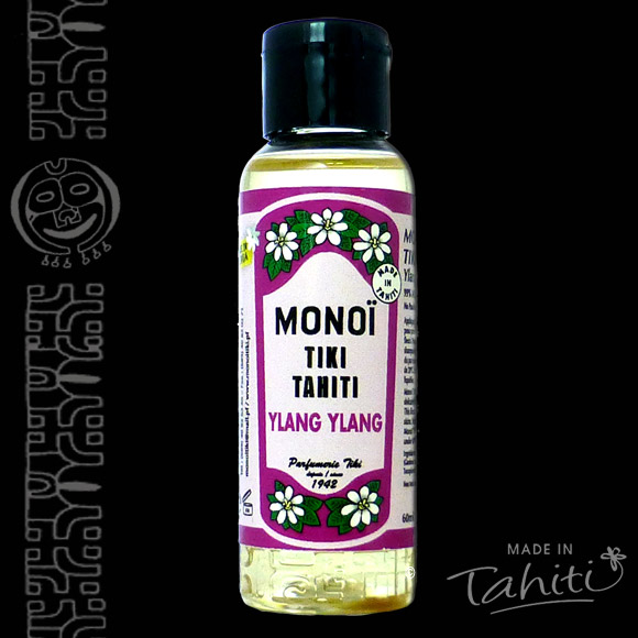 Un nouveau classique parmi les classiques en 60 ml ! Ce Monoï Tiki Tahiti 60 ml parfum Motoi (Fleur de Ylang Ylang) est fabriqué à Tahiti-Faaa par la Parfumerie Tiki depuis 1942.