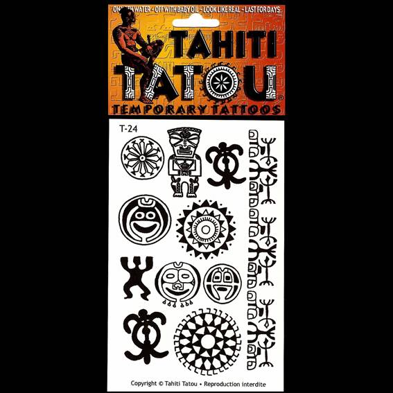 Symboles polynésiens sur votre peau pour une occasion ? Tahiti Tatou, tatouages temporaires en provenance directe de Tahiti