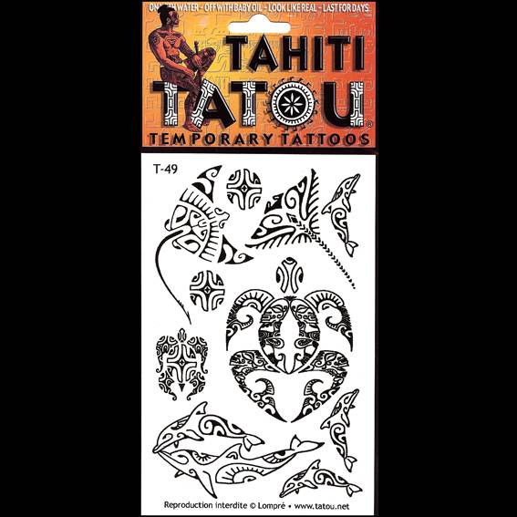 Raies Manta, tortues ou dauphins sur votre peau pour une occasion ? Tahiti Tatou, tatouages temporaires en provenance directe de Tahiti